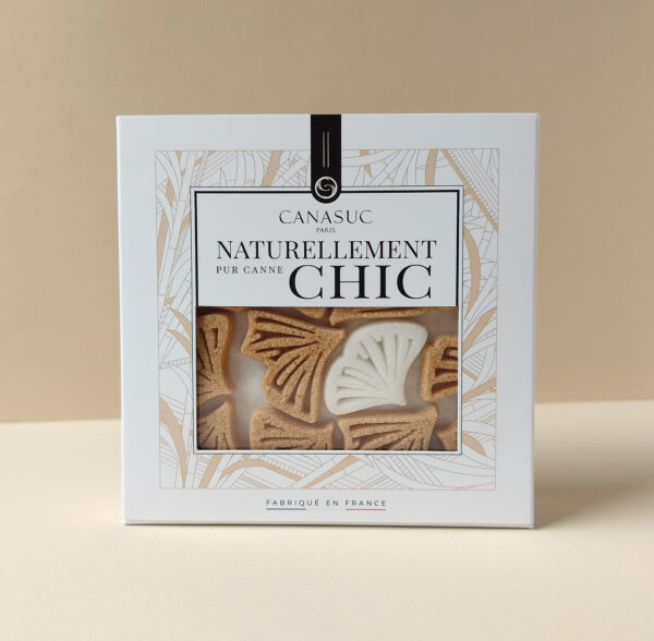 Coffret Naturellement Chic - sucres blancs et ambre pour sucrer une boisson chaude